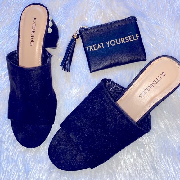 Black Mules by JustFab - Picture 4 of 5